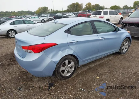 2013 Hyundai Elantra Gls from USA, damaged, VIN KMHDH4AE0DU532726